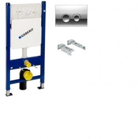 Унітаз підвісний Villeroy & Boch Subway 2.0 5614R001 + 9M78S101 + Комплект 3 в 1 Geberit Duofix 458.121.21.1