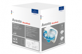 Унітаз Villeroy & Boch Avento 5656HR01 + Сидіння + Комплект 3 в 1 Geberit Duofix 458.121.21.1