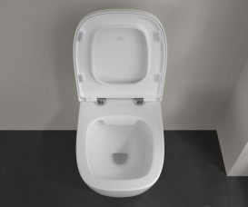 Унітаз підвісний Villeroy & Boch Antheus 37,5х56 см санітарна кераміка кам'яний білий CeramicPlus 4608R0RW