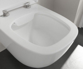 Унітаз підвісний Villeroy & Boch Antheus 37,5х56 см санітарна кераміка кам'яний білий CeramicPlus 4608R0RW