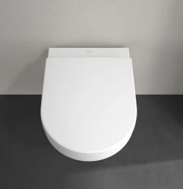 Підвісний унітаз Villeroy & Boch Architectura 37х53 см з кришкою санітарна кераміка альпійський білий 5684CL01