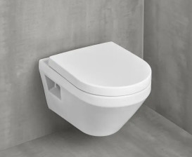 Підвісний унітаз Villeroy & Boch Architectura 37х53 см з кришкою санітарна кераміка альпійський білий 5684CL01