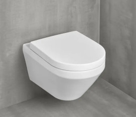 Унитаз подвесной Villeroy & Boch Architectura 37х53 см с крышкой санитарная керамика альпийский белый 4694CL01