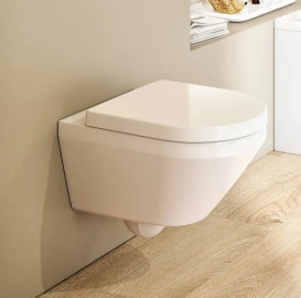 Унитаз подвесной Villeroy & Boch Architectura 37х53 см с крышкой санитарная керамика альпийский белый 4694CL01