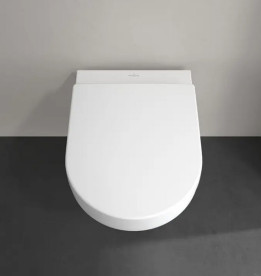 Унитаз подвесной Villeroy & Boch Architectura 37х53 см с крышкой санитарная керамика альпийский белый 4694CL01