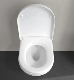 Унитаз подвесной Villeroy & Boch Architectura 37х53 см с крышкой санитарная керамика альпийский белый 4694CL01