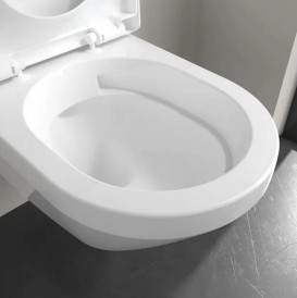 Унитаз подвесной Villeroy & Boch Architectura 37х53 см с крышкой санитарная керамика альпийский белый 4694CL01