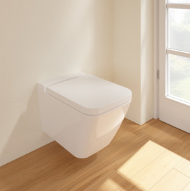 Унитаз подвесной Villeroy & Boch Finion 37,5х56 см санитарная керамика CeramicPlus альпийский белый 4664R0R1