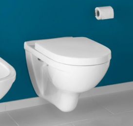 Унитаз подвесной Villeroy&Boch O.Novo 5660HR01 Directflush + Сиденье + Комплект 3 в 1 Geberit Duofix 458.121.21.1