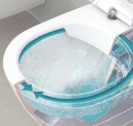 Унитаз подвесной Villeroy&Boch O.Novo 5660HR01 Directflush + Сиденье + Комплект 4 в 1 TeceBase 9400006