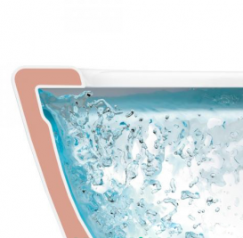 Унитаз подвесной Villeroy&Boch O.Novo 5660HR01 Directflush + Сиденье + Комплект 4 в 1 TeceBase 9400006