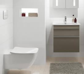 Унитаз подвесной Villeroy&Boch коллекция Venticello Directflush 4611R001 + Сиденье 9M79S101