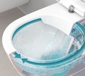 Унитаз подвесной Villeroy&Boch O.Novo 5660HR01 Directflush + Сиденье 9M38S101