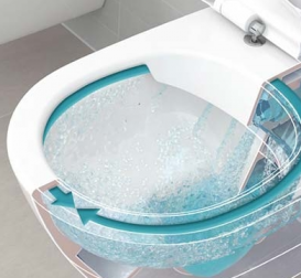 Унітаз підвісний Villeroy & Boch O.Novo 5660HR01 Directflush + Сидіння + Інсталяція 92246100 + Клавіша змиву 92249068 біла