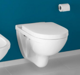 Унітаз підвісний Villeroy & Boch O.Novo 5660HR01 Directflush + Сидіння + Інсталяція 92246100 + Клавіша змиву 92249068 біла