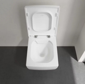 Унітаз підвісний Villeroy & Boch Memento 2.0 37,5х56 см санітарна кераміка CeramicPlus кам'яний білий 4633R0RW