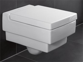 Унитаз подвесной Villeroy&Boch Memento 37,5х56 см ярко-белый 562810R2 + Сиденье slow slosing 9M17S1R2 