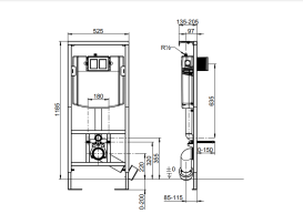 Унітаз підвісний Villeroy & Boch O.Novo ViConnect з клавішею та кришкою альпійський білий 5660D301