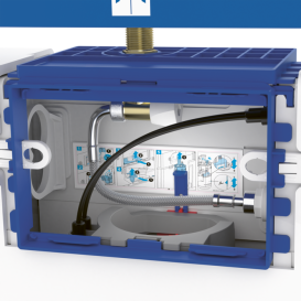 Унітаз підвісний Villeroy & Boch O.Novo ViConnect з клавішею та кришкою альпійський білий 5660D301