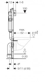 Унітаз підвісний Villeroy & Boch Omnia Architectura 5684H101 + 98M9C101 + Комплект 3 в 1 Geberit 458.121.21.1