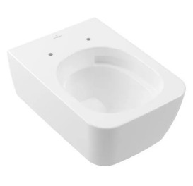 Унитаз подвесной Villeroy & Boch Skyla 37х53 см с крышкой санитарная керамика альпийский белый 4682CL01 + 8M76S101