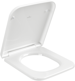 Підвісний унітаз Villeroy & Boch Skyla 37х53 см з кришкою санітарна кераміка альпійський білий 4682CL01 + 8M76S101