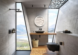 Унитаз подвесной Villeroy & Boch Subway 2.0 37х56 см безободковый санитарная керамика CeramicPlus черный матовый 5614R0S5