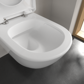 Унитаз подвесной Villeroy & Boch Subway 2.0 41х58 см санитарная керамика CeramicPlus альпийский белый 4609R0R1