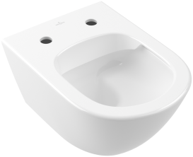 Унитаз подвесной Villeroy & Boch Subway 2.0 41х58 см санитарная керамика CeramicPlus альпийский белый 4609R0R1