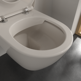 Унітаз підвісний Villeroy & Boch Subway 2.0 37х56 см санітарна кераміка CeramicPlus пергамон 5614R0R3