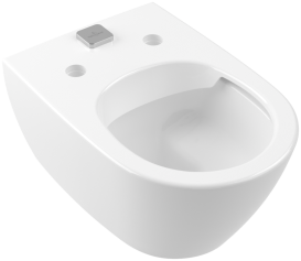 Унитаз подвесной Villeroy & Boch Subway 2.0 37х56 см санитарная керамика ViFresh альпийский белый 5614A101