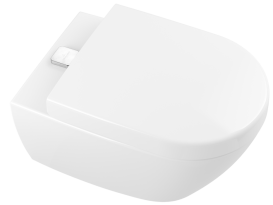 Унитаз подвесной Villeroy & Boch Subway 2.0 37х56 см санитарная керамика ViFresh CeramicPlus альпийский белый 5614A1R1