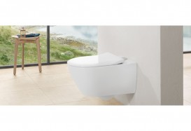 Унитаз подвесной Villeroy&Boch Subway 2.0 ViFresh с открытым смывным краем + Сиденье SoftClosing 5614A1R1 + 9M78S101