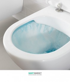 Унитаз подвесной Villeroy&Boch Subway 2.0 ViFresh с открытым смывным краем + Сиденье SoftClosing 5614A1R1 + 9M68S101