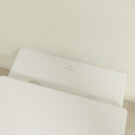 Унитаз подвесной Villeroy & Boch Subway 3.0 37х56 см безободковый санитарная керамика CeramicPlus камень белый 4670T0RW