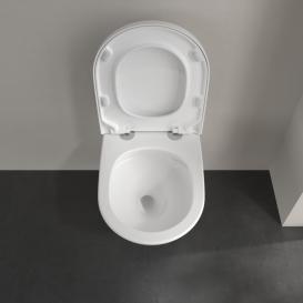 Унитаз подвесной Villeroy & Boch Subway 3.0 37х56 см санитарная керамика TwistFlush CeramicPlus альпийский белый 4670T0R1