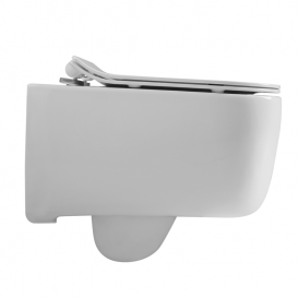 Унітаз підвісний Volle Hippo Rimless з сидінням Slim Soft Close білий 13-44-202