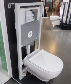 Унитаз подвесной с функцией биде Volle Oliva Rimless 52.5х36.5 см керамика белый 13-45-165WB