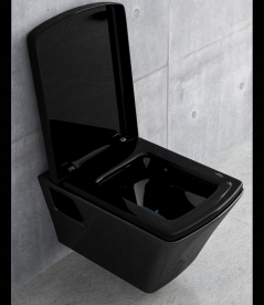 Унитаз подвесной Volle Тео 53х35.5 см керамика черный 13-88-422Black