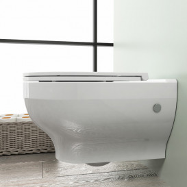 Унитаз подвесной Volle Virgo Rimless 36,3х54 см с крышкой soft-close керамика белый 13-23-455