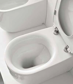 Унітаз приставний безободковий Kerasan Nolita Norim з кріпленням WB5N горіхово-коричневий 531881