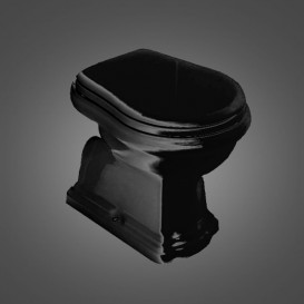 Унітаз приставних Kerasan Retro чорний 101104