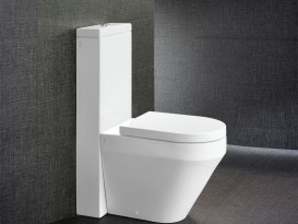 Унітаз приставних підлоговий з універсальним виходом Hatria DAYTIME EVO 37х56 см YXV701