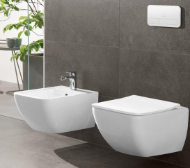 Унитаз подвесной Villeroy&Boch Venticello 4611R001+9M79S101 + Инсталляция ViConnect 92246100 + Кнопка смыва 92248561