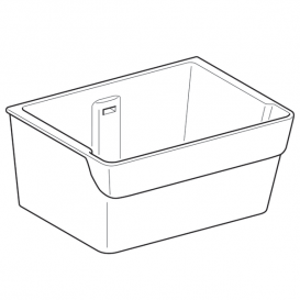 Универсальная раковина Geberit Publica Garda огнеупорная глина белый 355675000