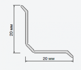 Універсальна самоклеюча стрічка Salag 20х20 мм ПВХ білий 154301