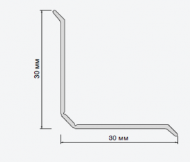 Универсальная самоклеющаяся лента Salag 30х30 мм ПВХ белый 156301
