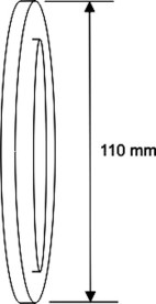 Уплотнитель канализационный McAlpine 110 мм внутренний резина WC-INLET