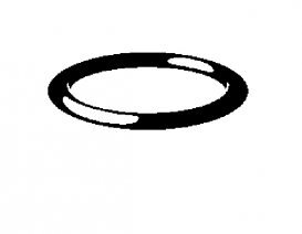 Уплотнительный элемент Viega 2286 для d54 толщина 4,13 мм резина 459451