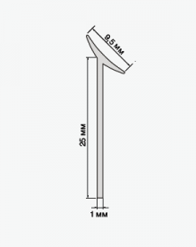 Уплотняющая универсальная лента Salag 4.2 м ПВХ черный 260005